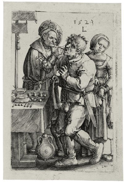 Diş Hekimi, 1523 by Lucas van Leyden