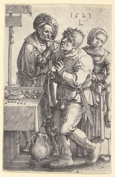 Diş Hekimi, 1523. by Lucas van Leyden
