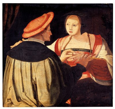 Nişan (panel üzerine yağ) by Lucas van Leyden