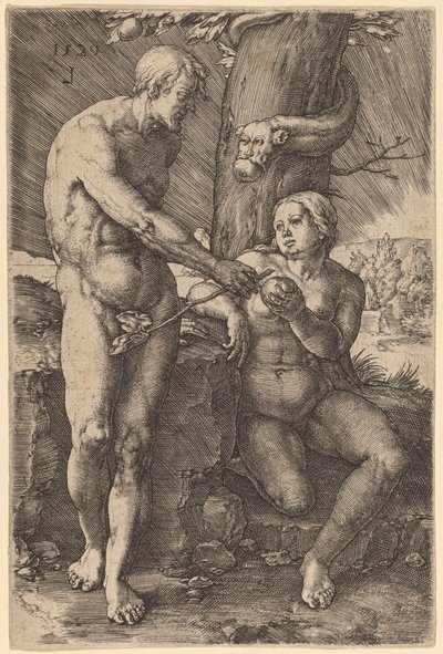 İnsanın Düşüşü by Lucas van Leyden
