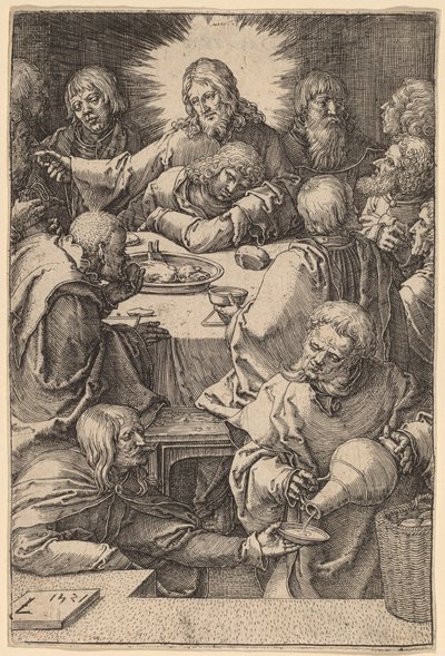 Son Akşam Yemeği by Lucas van Leyden