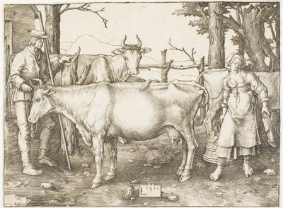 Sütçü Kız by Lucas van Leyden