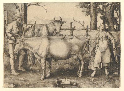 Sütçü Kız, 1510. by Lucas van Leyden