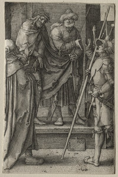 Tutku: İnsanlara Sunulan Mesih, 1521. by Lucas van Leyden