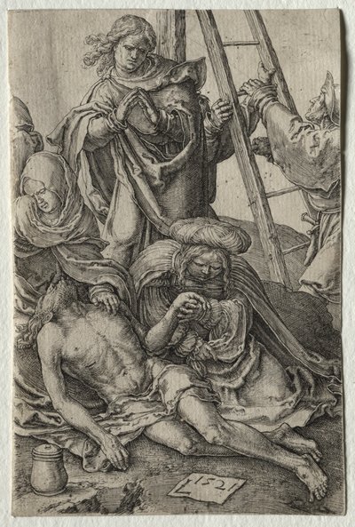 Tutku: Haçtan İniş, 1521. by Lucas van Leyden