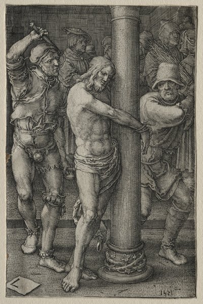 Tutku: Kırbaçlanma, 1521. by Lucas van Leyden