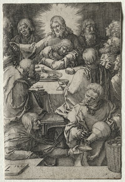 Tutku: Son Akşam Yemeği by Lucas van Leyden