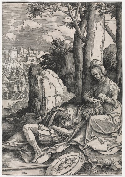 Kadınların Gücü: Samson ve Delilah by Lucas van Leyden