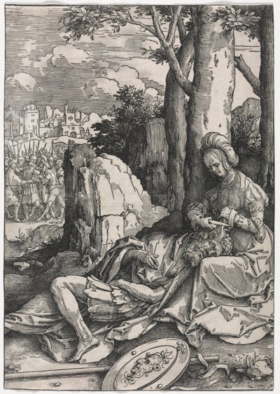 Kadınların Gücü: Samson ve Delilah, c. 1512. by Lucas van Leyden