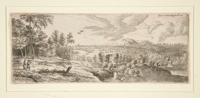Bir nehre bakan ormanlar by Lucas van Uden