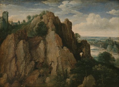 Dağlık manzara by Lucas van Valckenborch