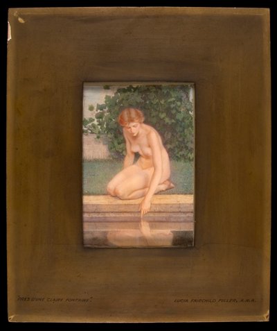 Berrak Bir Çeşmenin Yanında, 1907. by Lucia Fairchild Fuller