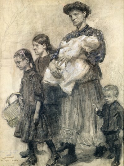 Anzin Yoksulları Arasında Hüzün ve Sefalet by Lucien Hector Jonas