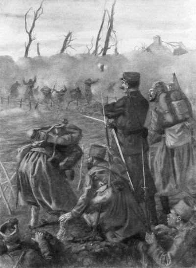 Klor Gazı Saldırısı, İkinci Ypres Savaşı, Belçika, 1915, 1926 by Lucien Jonas