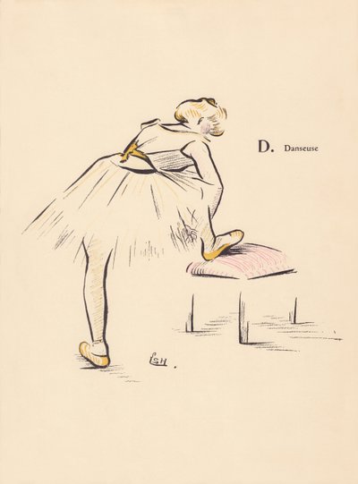 D. Dansçı by Lucien L. (active 1904) Henreaux