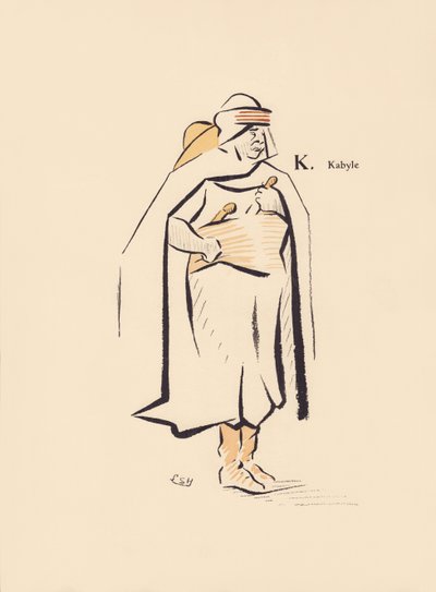 K. Kabil by Lucien L. (active 1904) Henreaux