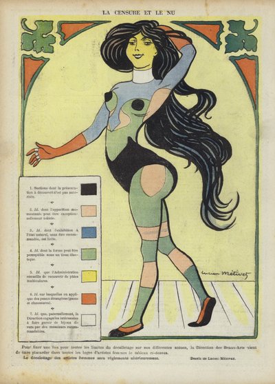 Le Rire için İllüstrasyon by Lucien Metivet
