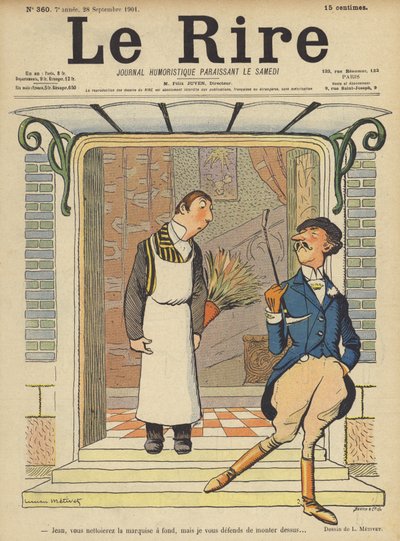 Le Rire için İllüstrasyon by Lucien Metivet