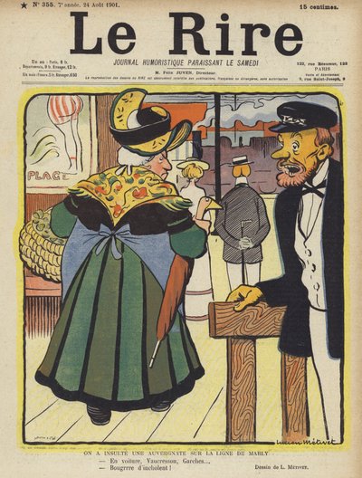 Le Rire için İllüstrasyon by Lucien Metivet
