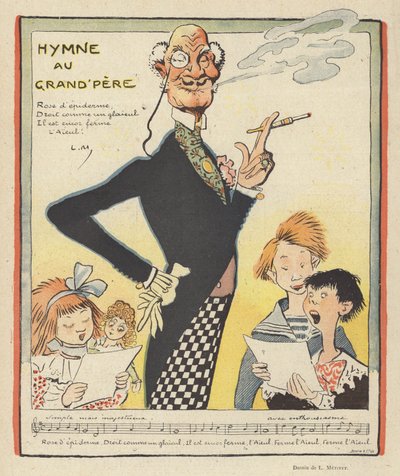 Le Rire için İllüstrasyon by Lucien Metivet