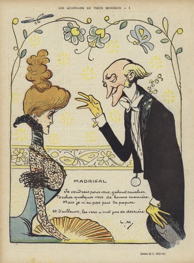 Le Rire için İllüstrasyon by Lucien Metivet