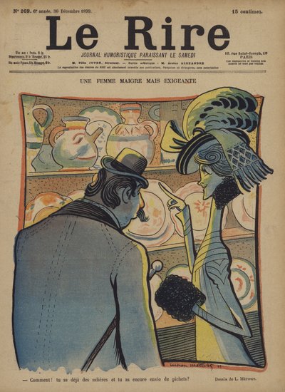Le Rire için İllüstrasyon by Lucien Metivet