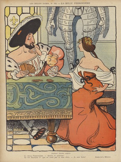 Le Rire için İllüstrasyon by Lucien Metivet