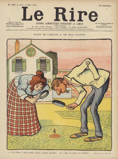 Le Rire için İllüstrasyon by Lucien Metivet