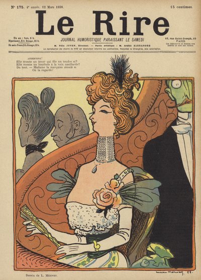 Le Rire için İllüstrasyon by Lucien Metivet