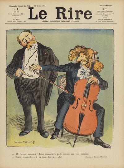 Le Rire için İllüstrasyon by Lucien Metivet