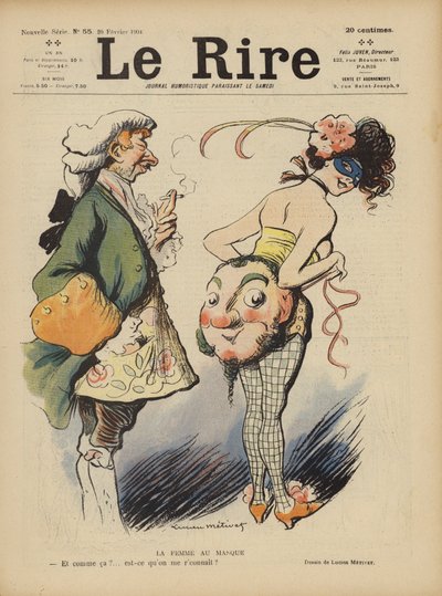 Le Rire için İllüstrasyon by Lucien Metivet