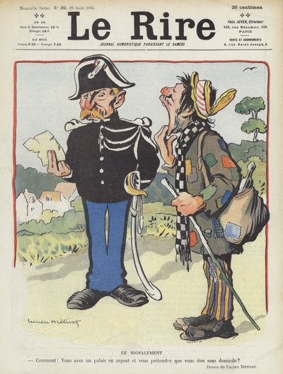Le Rire için İllüstrasyon by Lucien Metivet
