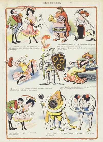 Le Rire için İllüstrasyon by Lucien Metivet