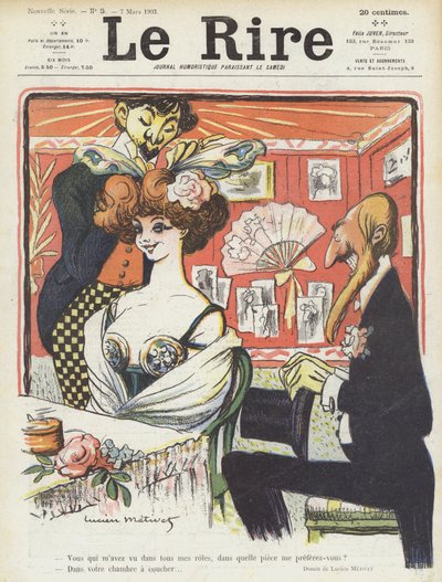 Le Rire için İllüstrasyon by Lucien Metivet