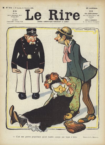 Le Rire için İllüstrasyon by Lucien Metivet