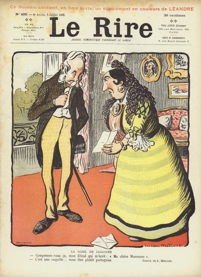 Le Rire için İllüstrasyon by Lucien Metivet