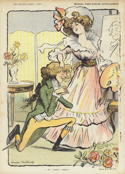 Le Rire için İllüstrasyon by Lucien Metivet
