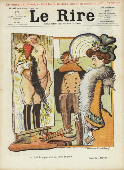 Le Rire için İllüstrasyon by Lucien Metivet