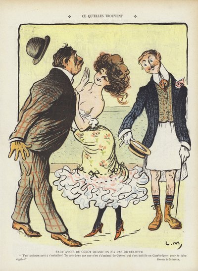 Le Rire için İllüstrasyon by Lucien Metivet