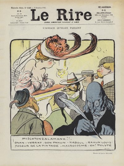 Le Rire için İllüstrasyon by Lucien Metivet