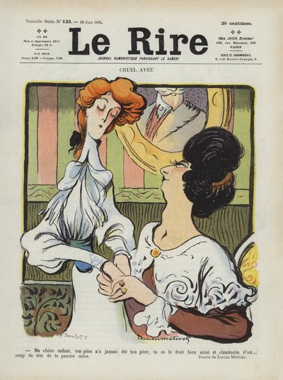 Le Rire için İllüstrasyon by Lucien Metivet
