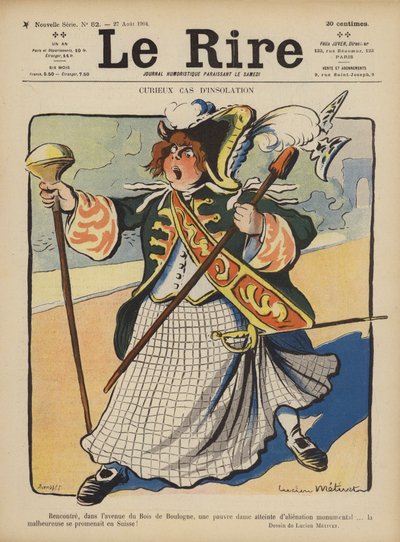 Le Rire için İllüstrasyon by Lucien Metivet