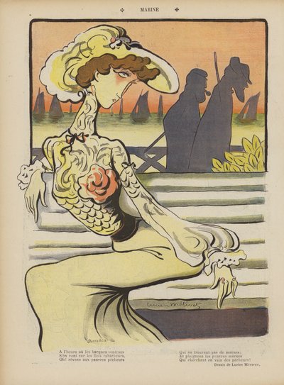 Le Rire için İllüstrasyon by Lucien Metivet