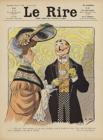 Le Rire için İllüstrasyon by Lucien Metivet