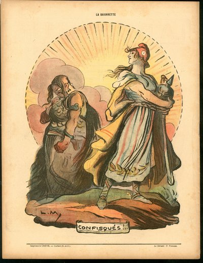 Bayonet, Renkli Hiciv, 1918.4.18: 14-18 savaşı by Lucien Metivet