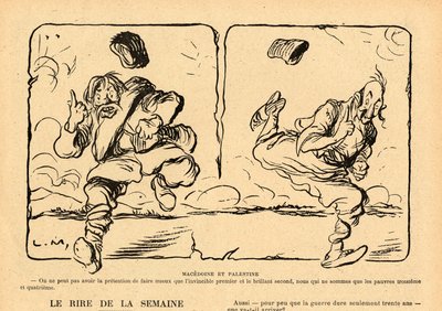 Le Rire rouge, Siyah Beyaz Hiciv by Lucien Metivet