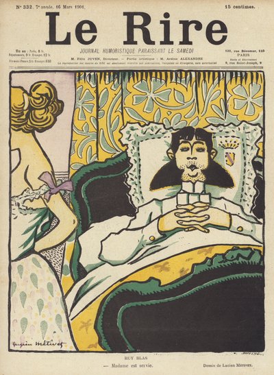 Ruy Blas, Le Rire için İllüstrasyon by Lucien Metivet