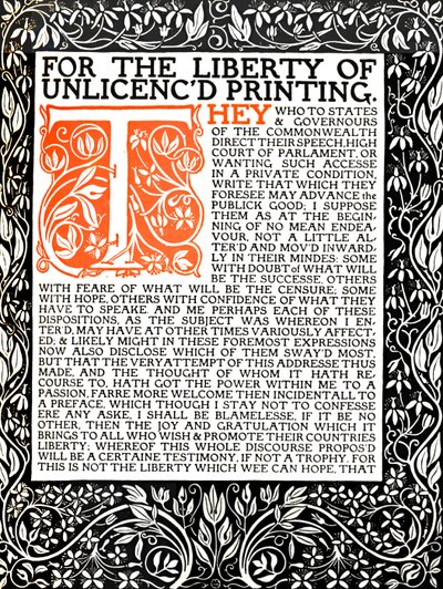 Eragny Press: Areopagitica