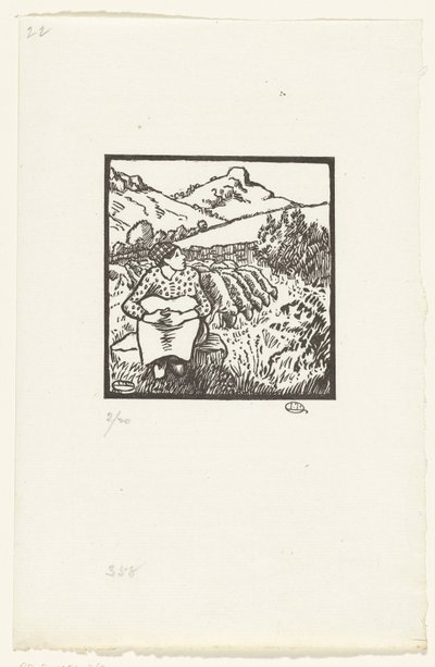 çoban Bergere C.O. Mont Turu by Lucien Pissarro