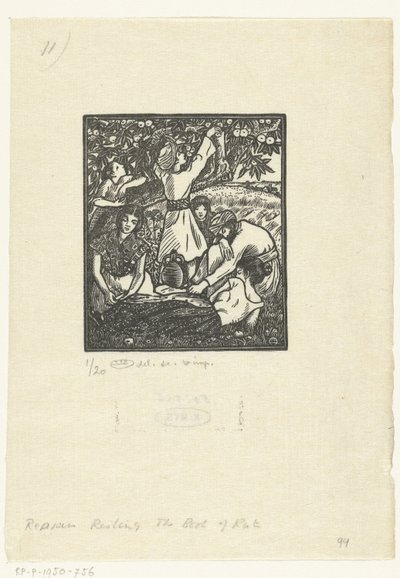 dinlenme by Lucien Pissarro